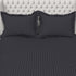 Blanc 100% Cotton Self Striped Satin 210 TC Fitted sheet with 2 pillow covers